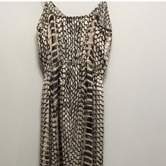 Xs silk Barneys New York Snake Print Dress Maxi - Picture 3 of 4
